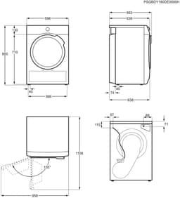 AEG TR71800 - 7000 serie - Warmtepompdroger - 8 kg — thumbnail 13