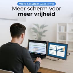 White-Label® Portable Monitor - Draagbare Scherm - Uitbreider - Full HD — thumbnail 5