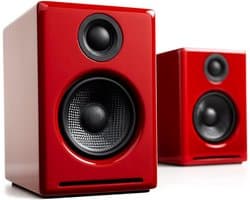 Draadloze Desktop Boekenplankspeakers met Bluetooth en USB - Compacte Stereo Geluidskwaliteit