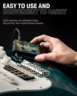 Draagbare Hoofdtelefoonversterker voor Basgitaar USB Oplaadbaar Mini Oefenversterker — thumbnail 4
