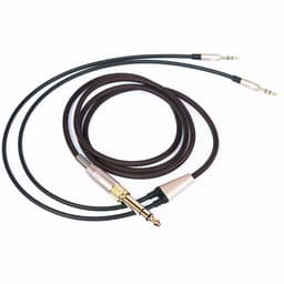 Hoofdtelefoon Kabel Vervanging 3.5mm naar Dual 3.5mm voor Verschillende Modellen, 1.2m — thumbnail 1