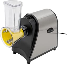 Elektrische Groentesnijmachine 1000W - RVS - 5 Opzetstukken voor Snijden en Raspen — thumbnail 5