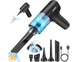 Draadloze 2-in-1 Handstofzuiger voor Auto en Huis - Lichtgewicht en Sterk