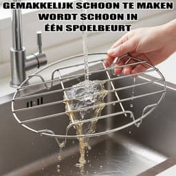 Ynkkvre – Ovenrooster – 4-pack ronde roestvrijstalen rekken 7/8/9/10 inch – stoomrek en bakrek – voor bakken, koken, stomen, wecken en liften van voedsel – geschikt voor airfryer en snelkookpan — thumbnail 7