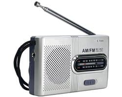Draagbare radio - noodradio - noodpakket must have - radio op batterijen voor rampen