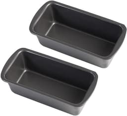 Cosensi - Kleine Broodvorm Set van 2 stuks - Roestvrijstalen, Antiaanbaklaag - Voor Oven en Airfryer - 19 x 9 x 6 cm - Geschikt voor Ninja AF300UK AF400UK — thumbnail 1
