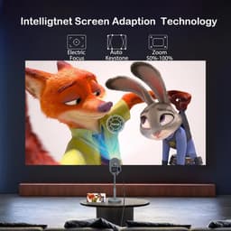 Mini Beamer - Projector met Wifi - Bluetooth — thumbnail 5
