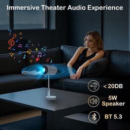 Mini Beamer - Projector met Wifi - Bluetooth — thumbnail 3