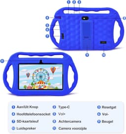 Swiphi® Kindertablet - Android - 2G RAM - 32GB ROM - 7 Inch — thumbnail 4