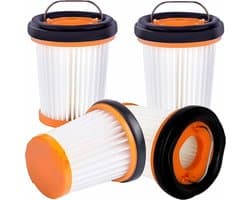 Geschikt voor Shark W1, W2, W3, WV200, WV201, WV205, WV220 draadloze handstofzuigers - Stofzuiger onderhoud en reinigings accessoires4-pack WV201 stofzuigerfilters