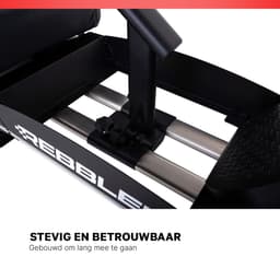 REBBLERS® PRO Premium Racing Cockpit - Race Simulator + Vloermat - Verstelbaar van Formula naar GT/Rally - Zwart — thumbnail 8