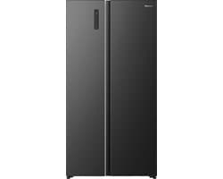 Hisense RS3P558NEFD - Amerikaanse koelkast - No-Frost - 178 cm hoog - 544 liter - Energielabel D - Invriesvermogen 12 kg/24u - Geluidsniveau 37 dB - LED Display - SuperCool - FastFreeze - Deuralarm - Inverter Compressor - Multi Airflow