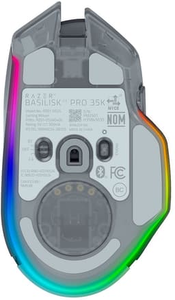 Razer Basilisk V3 Pro 35K - Draadloze Gaming Muis - Ergonomisch - RGB - 35.000 DPI - Phantom Wit — thumbnail 3