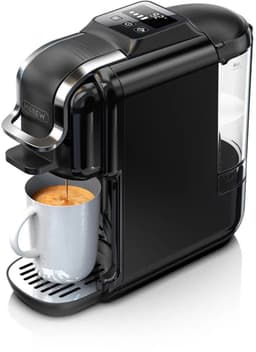 HiBREW H2C Koffiecupmachine – Hot & Cold Brew – Touchscreen – 7 Kopgroottes – Temperatuurregeling – 20 Bar – Compatibel met DG/NS/Lavazza – Zwart — thumbnail 3