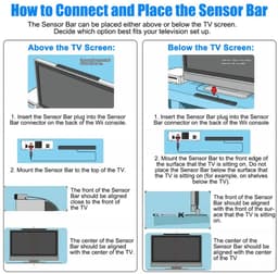 Retro Gaming Goods® - Sensor Balk Bar - Infrarood IR Ontvanger / Sensorbalk voor Nitnendo Wii/Wii U — thumbnail 3