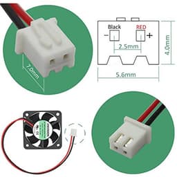 Duale Kogellager Koelventilator 40mm x 10mm 12V DC - 7 Bladen, Stil & Krachtig — thumbnail 5