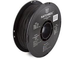 PLA 3D-Printerfilament - Tolerantie +/- 0,03 mm - Spoel van 1 kg - 1,75 mm - Zwart - Filament