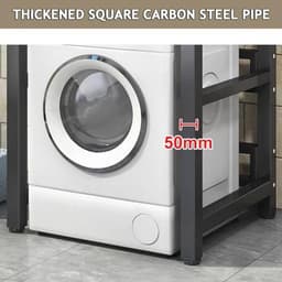 Ruimtebesparende Wasmachine- en Droogkast met Verstelbare Hoogte — thumbnail 3