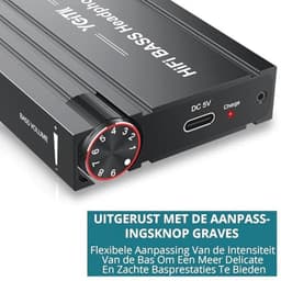 Hoofdtelefoonversterker voor HiFi Audio - Draagbare en Oplaadbare Stereo voor MP3, MP4, Telefoons en Computers — thumbnail 4