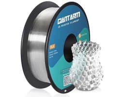 Transparant 3D-printerfilament 1,75 mm - PLA 1 kg spoel