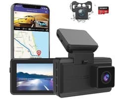 Dashcam 4K met App, Wifi, GPS, en Geavanceerde Functies