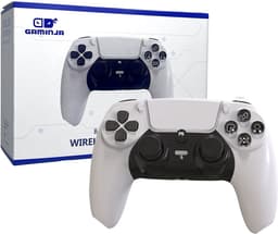 NexZone - PS5 controller - Draadloze Controller - Joystick - PS5 - Game Controller - Wit — thumbnail 1