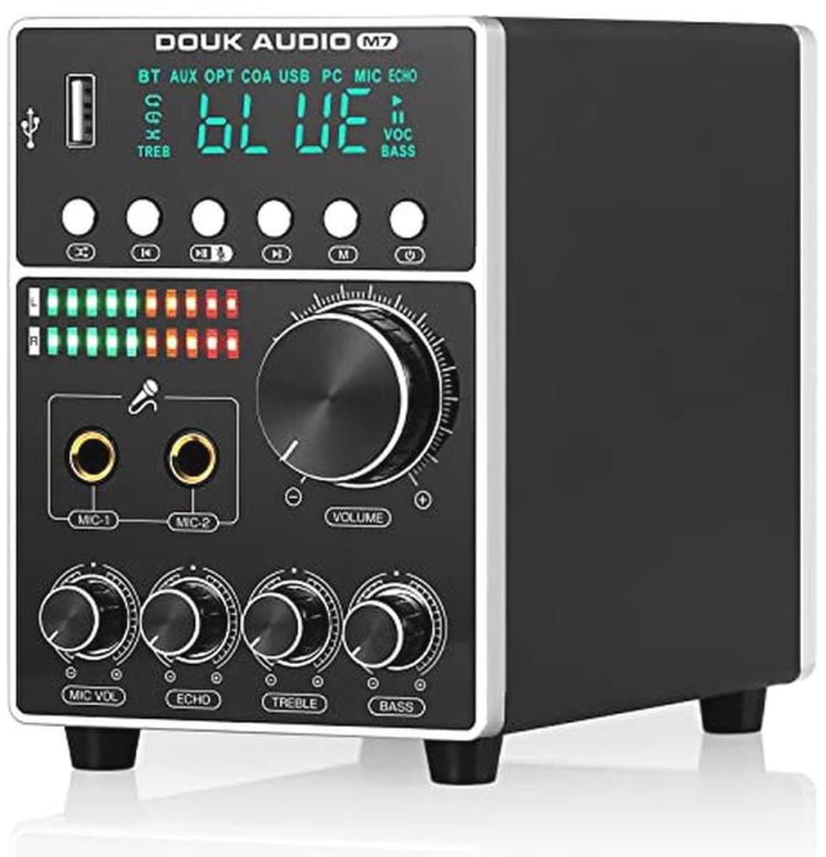 Digitale HiFi Audio Versterker met Bluetooth, USB en Karaoke Functies — afbeelding 1