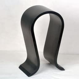 Hoofdtelefoonstandaard van hout - U-vormige, duurzame en antislip koptelefoonhouder voor bekabelde en draadloze hoofdtelefoons — thumbnail 3