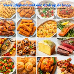 MEDION magnetron met grill- en heteluchtfriteusefunctie (25 liter, 900 watt, 1500 watt grill, 1500 watt heteluchtfunctie, 11 programma's, 10 vermogensstanden, MD12231) lichtgrijs [MODEL 2025] — thumbnail 6
