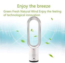 16 inch Bladloze Torenventilator met Afstandsbediening - Energiebesparend en Stil — thumbnail 4