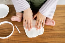 Onvergetelijke Baby Hand- en Voetafdruk Ornament Set — thumbnail 5