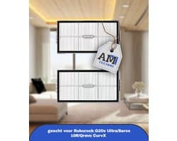 G20s Ultra Vervangingsonderdeel Accessoires voor Roborock G20s Ultra/Saros 10R/Qrevo CurvX met 2 HEPA-filters, Onderhoudskit, Stofzuige