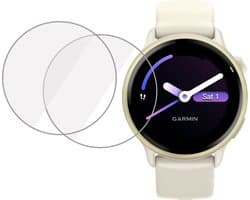 2x Screenprotector geschikt voor Garmin Vivoactive 6 - Folie Screen Protector