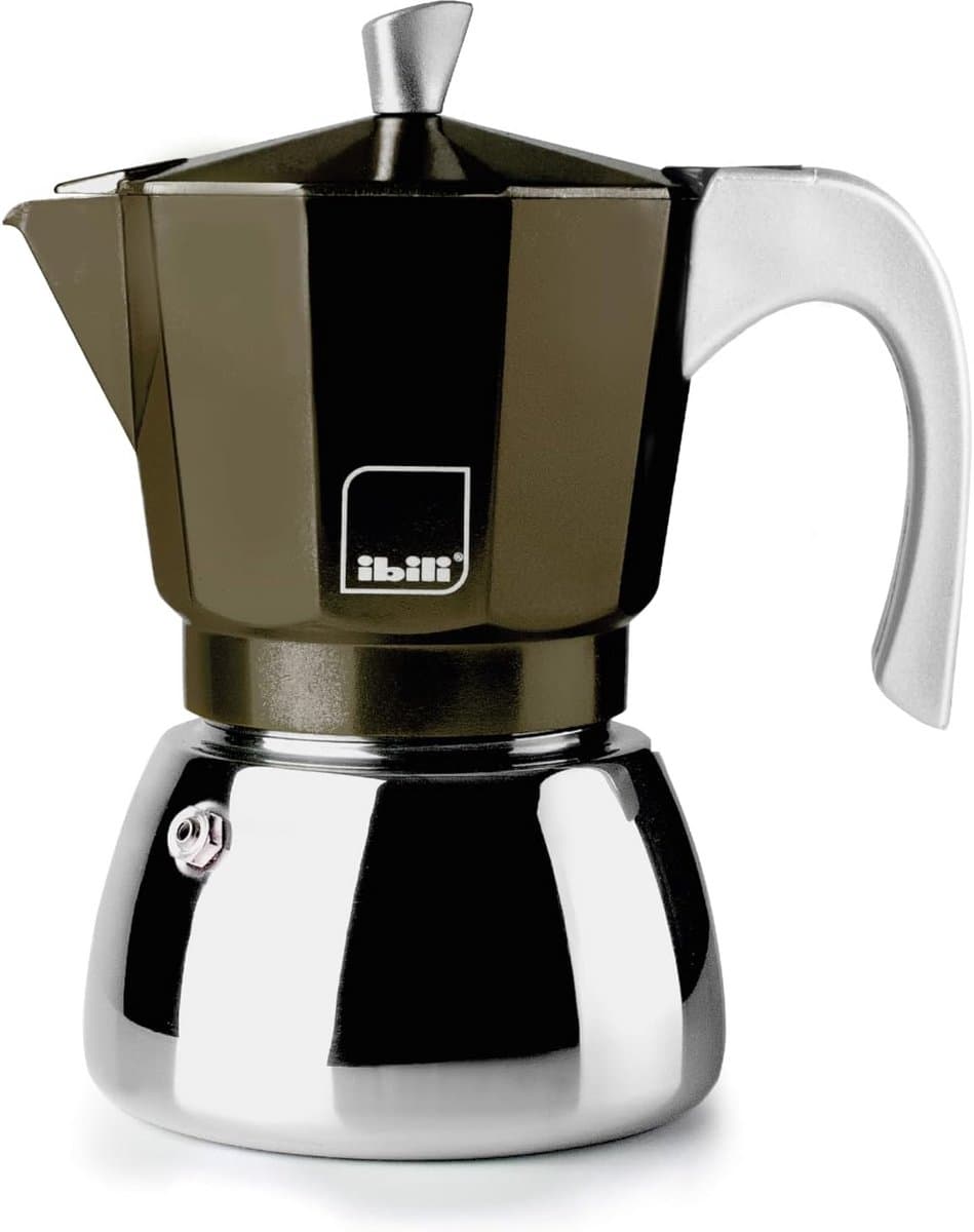 Espressomachine met Aluminium Bodem voor Inductie - 6 Kopjes — afbeelding 1