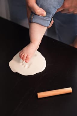 Gipsafdruk Kader Set voor Hand- of Voetafdruk Baby Herinnering — thumbnail 4