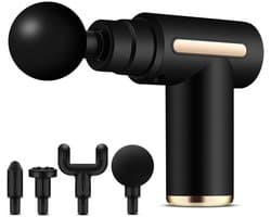 Massage Gun - Massage Apparaat - Massage Pistool - Massagegun - 3200 RPM - 4 Siliconen Massagekoppen - 6 Snelheidsinstellingen en Een USB-C-oplaadpoort