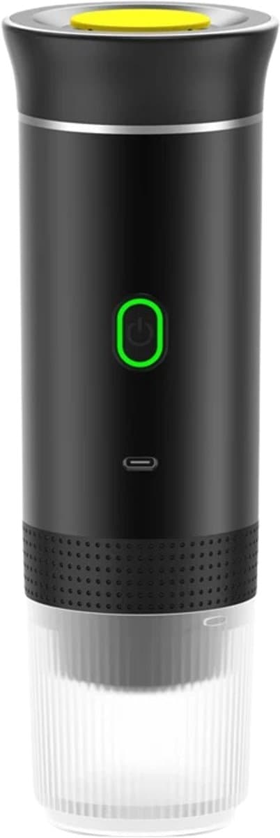Tresaro Draagbaar Koffieapparaat voor Onderweg – Oplaadbare 12V Koffiemachine - 60ml - Espresso - Nespresso - Dolce Gusto Capsules - Gemalen Koffie — afbeelding 1