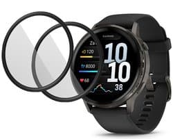2x Folie Screenprotector Geschikt voor Garmin Venu 4 45mm - Screenprotector - Beschermglas Folie