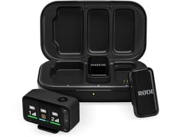RØDE Wireless Micro Camera Kit – Ultra‑Compact Draadloze Microfoonset met 2 Zenders, Camera‑Receiver & Accessoires