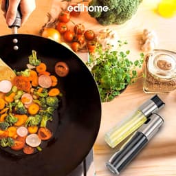 1 stuk - Olijfolie Sprayer - Olieverstuiver - 100ml - Cooking & Bakspray - Olie Sprayfles - Olie Dispenser - Keukenspray - Airfryer-accessoires met anti-druppelstop, dispenser, blikjes — thumbnail 5