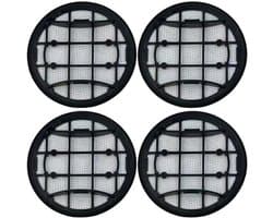 OIMG 4 stuks HEPA-filter vervangingsfilters geschikt voor VC7000/8000 Serie XC7053 XC7055 XC7057 XC8055 XC8057 XV1681/01 draadloze stofzuigers, schuim - en inlaatfilters - wasbaar en herbruikbaar