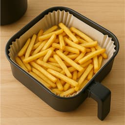 Papieren Inzetvellen voor Airfryer – 200 stuks + Accessoires (3-in-1 Set) — thumbnail 5