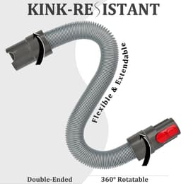 1 stuk - Stofzuigeraccessoires - Slang - Compatibel met Dyson stofzuigers V7 tot V15 modellen - Flexibele verlengslang - Duurzaam materiaal - Reinigingsaccessoires - Grijs — thumbnail 2