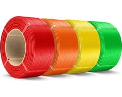 3D Printer Filament Navulling 1.75mm PLA+ 2kg Bundel, Zonder Spoel, Geschikt voor Herbruikbare Rollen