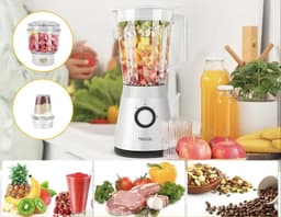Vedder House - Keukenmachine - 3 functies - Blender - Hakmolen - Versnipperaar - Foodprocessor — thumbnail 5