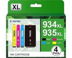 Hoogcapaciteit Cartridges Compatibel voor Officejet Pro 6230 6830 6835 6820 6220 6812 6815 - Zwart, Cyaan, Magenta, Geel (4-pack)