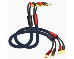 Hoge Kwaliteit Luidsprekerkabel 2,5 m 13 AWG met Vergulde Verbinding voor Thuisbioscoop en Hifi-systeem