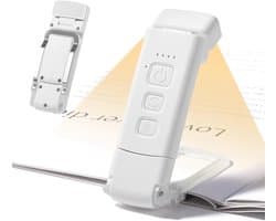 Leeslamp met klem, 3 modi, 5 helderheidsinstellingen, oplaadbare USB-lamp voor boeken lezen in bed