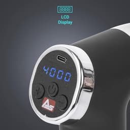 Massagepistool met USB-oplaadfunctie en 4 massagekoppen voor diepe weefselmassage — thumbnail 5
