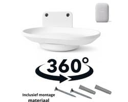 Wall Mount – Premium 360 graden draaien Geschikt voor Google Nest Audio – Houder voor Speaker – Wit -
